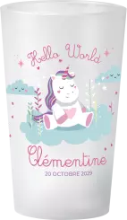 gobelet Naissance Licorne