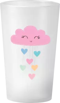gobelet Baby Shower Nuage Rose