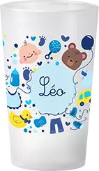 gobelet Baby Shower Decor Bleu
