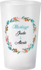 gobelet Mariage Couronne Multicolore