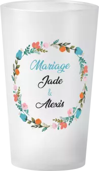 gobelet Mariage Couronne Multicolore
