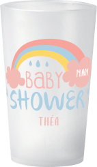 gobelet Baby Shower Arc en Ciel