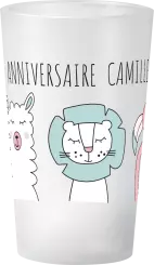 gobelet Anniversaire Frise Animaux