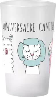 gobelet Anniversaire Frise Animaux