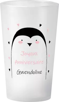 gobelet Anniversaire Pingouin