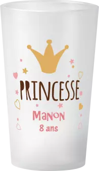 gobelet Anniversaire Princesse Or