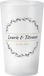 gobelet Mariage Laurie & Titouan