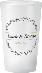gobelet Mariage Couronne Ornements