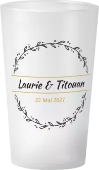 gobelet Mariage Couronne Ornements