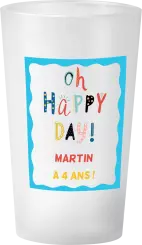 gobelet Anniversaire Happy Day Photo