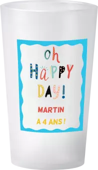 gobelet Anniversaire Happy Day Photo