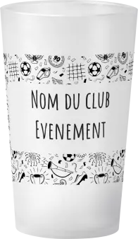 gobelet Club Sport Football Cadre