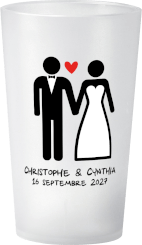 gobelet Mariage Silhouettes