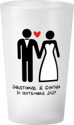 gobelet Mariage Silhouettes