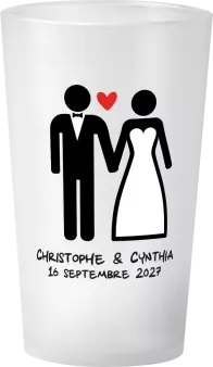 gobelet Mariage Silhouettes