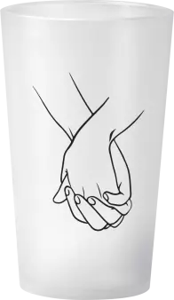 gobelet Mariage Main Romantique