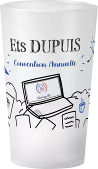 gobelet Entreprise-Convention-Bleu