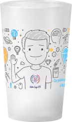 gobelet Entreprise-Modele-Jaune&Bleu