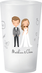gobelet Mariage Matthieu & Clara