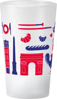 gobelet Tendance-Made-In-France-Modele-Paris-Rouge