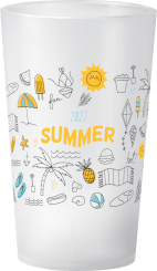 gobelet Tendance Summer Jaune