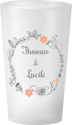 gobelet Mariage-Floral-Thomas&Lucile