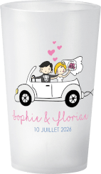 gobelet Mariage-Personnage-Sophie&Florian