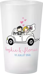 gobelet Mariage Voiture Personnages