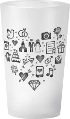 gobelet Mariage Coeur Symbole