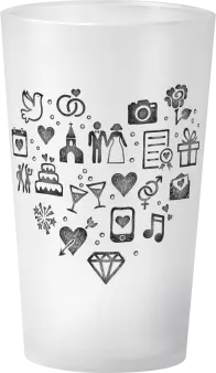 gobelet Mariage Coeur Symbole