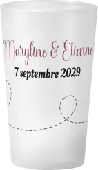 gobelet Mariage Avion Cœur