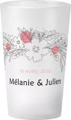 gobelet Mariage Arche Floral
