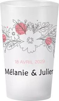 gobelet Mariage Arche Floral