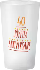 gobelet Anniversaire Gateau
