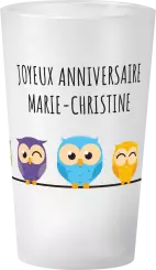 gobelet Anniversaire Hibou